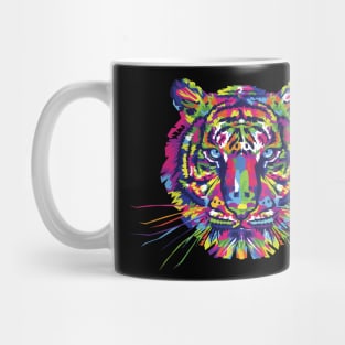 Colorful Abstract Tiger Mug